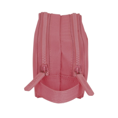 Trousse rose à deux compartiments
