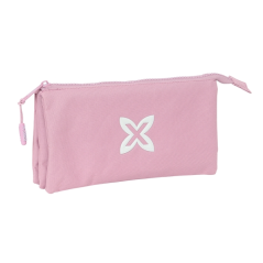 Trousse rose trois compartiments