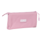 Trousse 3 compartiments Safta Munich Basic rose Trousse 3 compartiments Safta Munich Basic rose