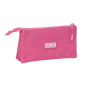 Trousse 3 compartiments Safta Munich rose 0,6 L
