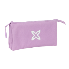 Trousse violette trois compartiments