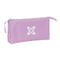 Trousse 3 compartiments Safta Munich Basics violette Trousse 3 compartiments Safta Munich Basics violette