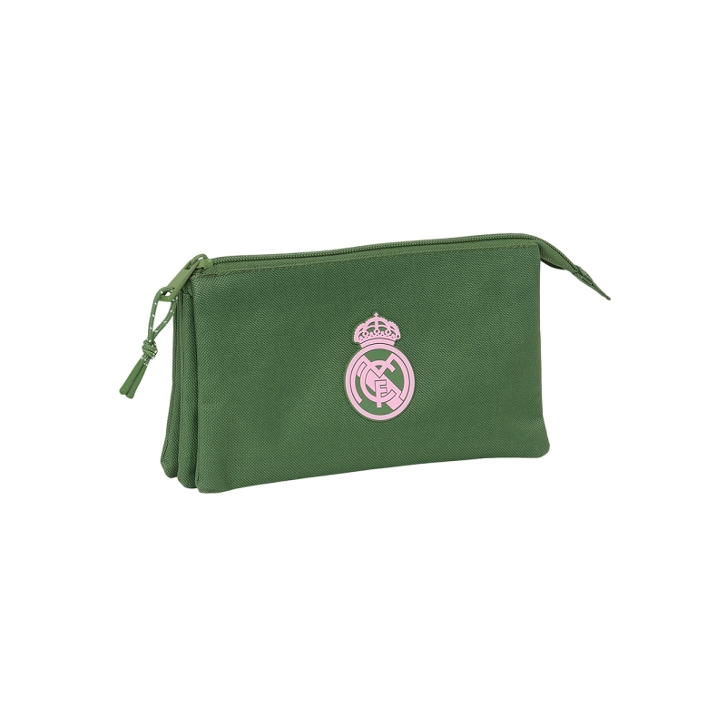 Trousse Real Madrid fille verte 3 compartiments 0,6 L Trousse Real Madrid fille verte 3 compartiments 0,6 L