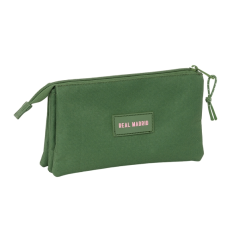 Trousse Real Madrid fille verte 3 compartiments 0,6 L