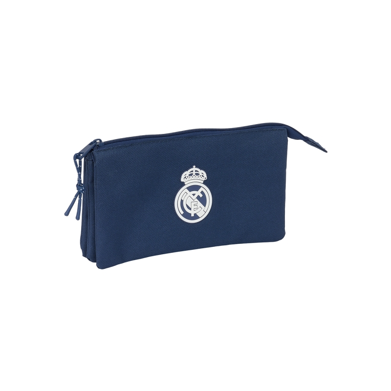 Trousse Real Madrid Girl 3 compartiments bleu marine Trousse Real Madrid Girl 3 compartiments bleu marine