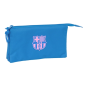 Trousse 3 compartiments FC Barcelone bleu fille 0,6 L