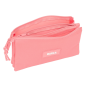 Trousse 3 compartiments FC Barcelone fille corail