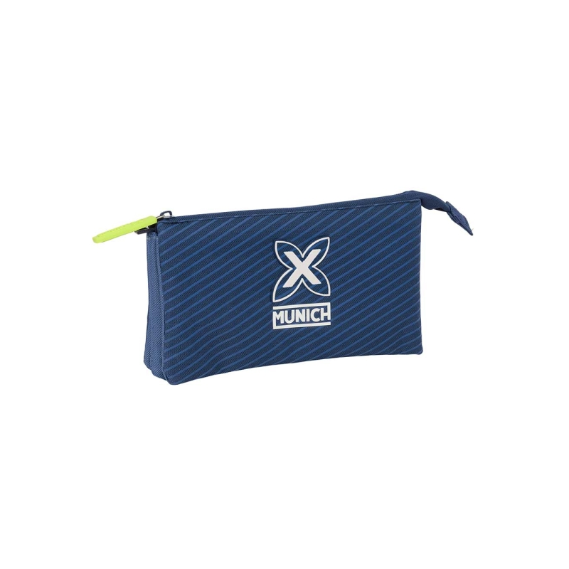 Trousse 3 compartiments Safta Munich bleu marine 0,6 L Trousse 3 compartiments Safta Munich bleu marine 0,6 L
