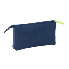 Trousse 3 compartiments Safta Munich bleu marine 0,6 L