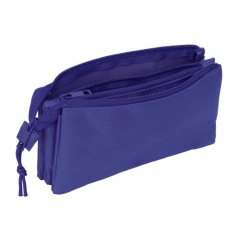 Trousse bleu marine à 3 compartiments