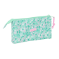 Trousse 3 compartiments Safta Cuore turquoise 0,6 L Trousse 3 compartiments Safta Cuore turquoise 0,6 L