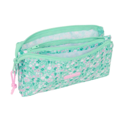 Trousse turquoise Safta trois compartiments
