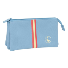 Trousse Safta bleue trois compartiments