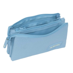 Trousse bleue trois compartiments