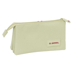 Trousse 3 compartiments Safta El Ganso Basics beige