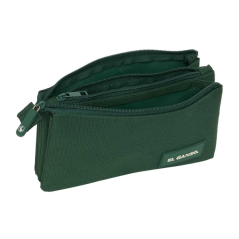 Trousse à crayons vert foncé