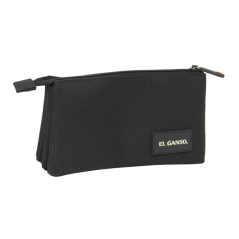Trousse Safta Basics noire 3 compartiments 0,6 L