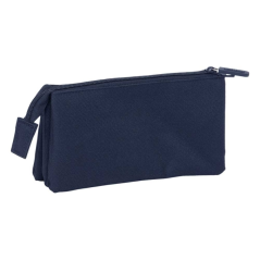 Trousse 3 compartiments Safta Kappa Basics bleu marine
