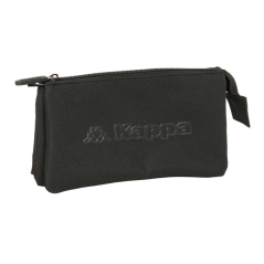 Trousse noire à trois compartiments