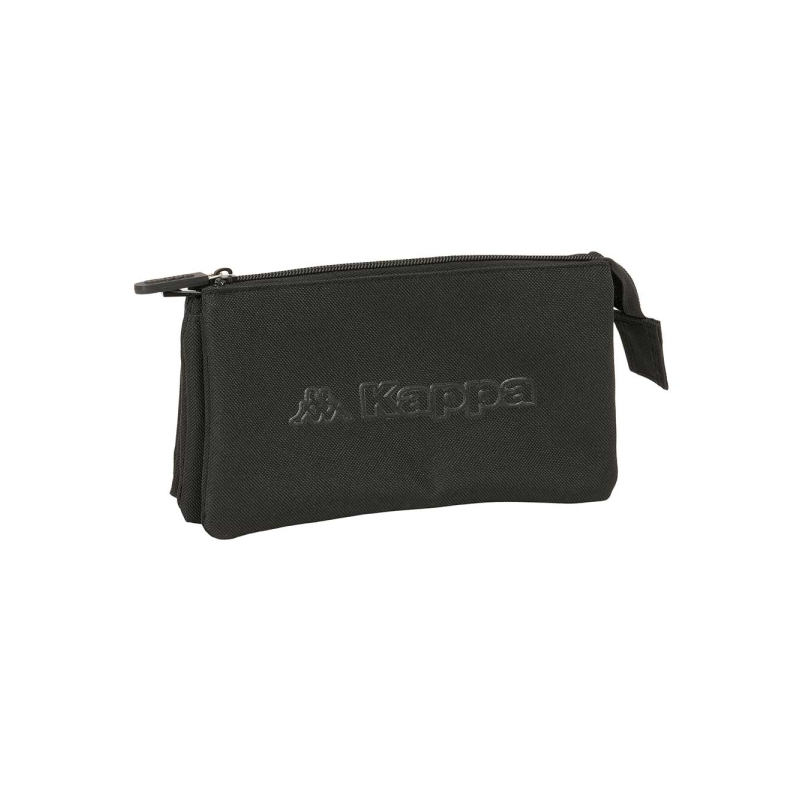 Trousse Kappa Basics 3 compartiments noire Trousse Kappa Basics 3 compartiments noire