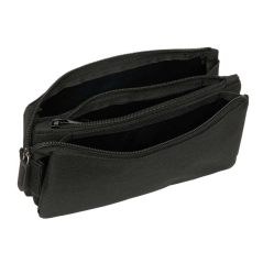 Trousse noire trois compartiments