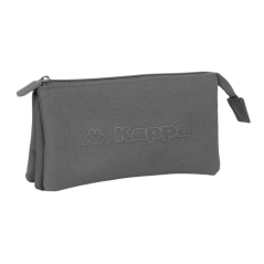 Trousse grise à trois compartiments