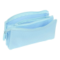 Trousse 3 compartiments Safta Kappa Basics bleu clair Trousse 3 compartiments Safta Kappa Basics bleu clair