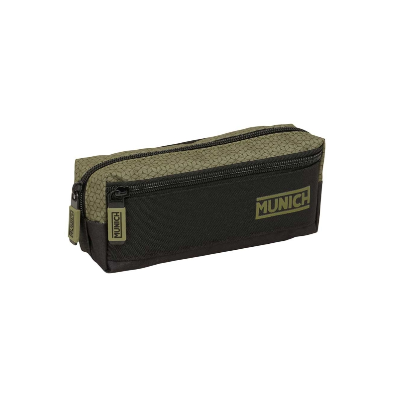 Trousse 3 compartiments Safta Munich West noir vert