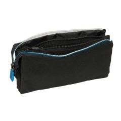 Trousse noire à trois compartiments