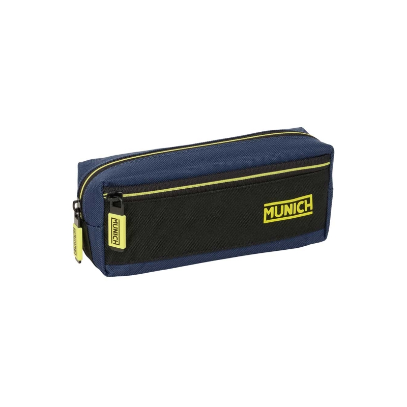 Trousse 3 compartiments Safta Munich bleu marine