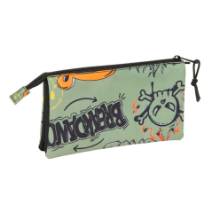 Trousse 3 compartiments Safta Graffiti Zone verte