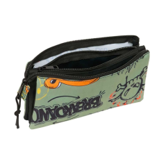 Trousse Safta verte trois compartiments