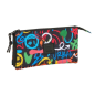 Trousse 3 compartiments Safta Graffiti Colors multicolore Trousse 3 compartiments Safta Graffiti Colors multicolore