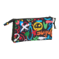 Trousse 3 compartiments Safta Graffiti Colors multicolore Trousse 3 compartiments Safta Graffiti Colors multicolore