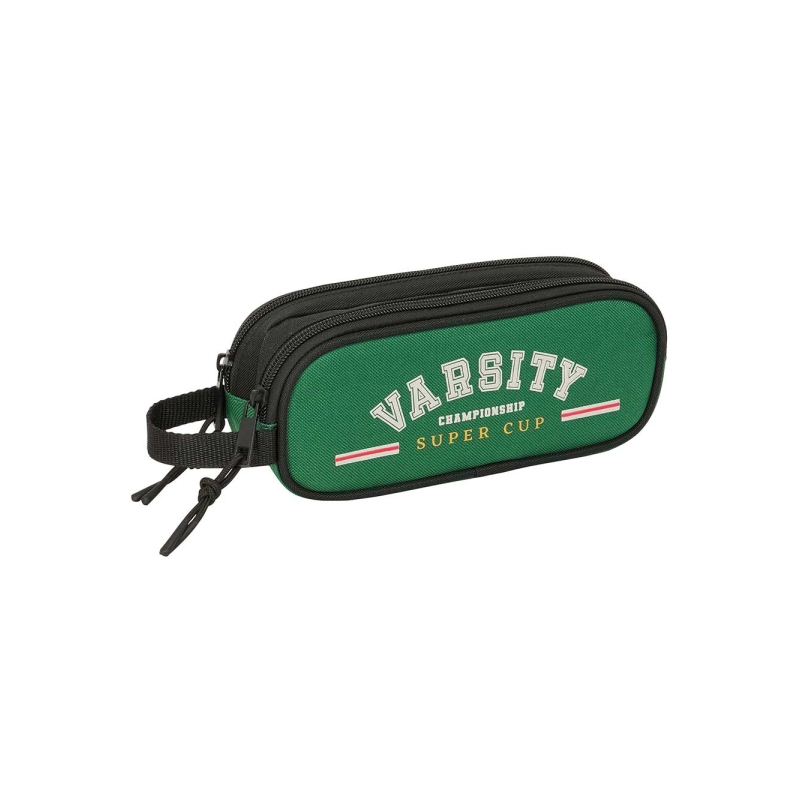 Trousse universitaire Blackfit8 2 compartiments noir vert
