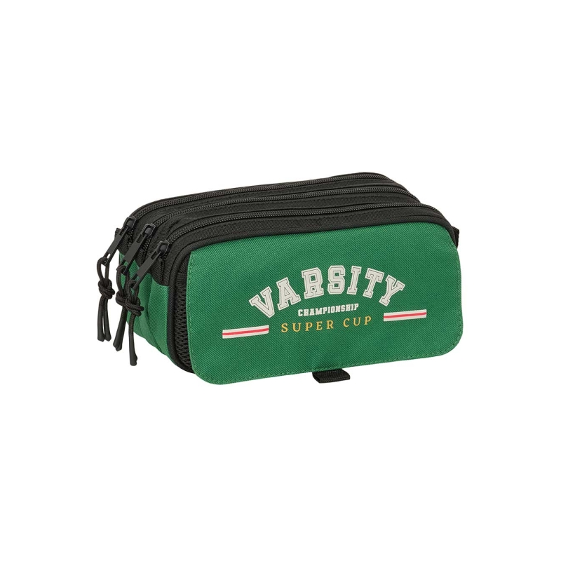 Trousse universitaire 3 compartiments Blackfit8 noir/vert Trousse universitaire 3 compartiments Blackfit8 noir/vert