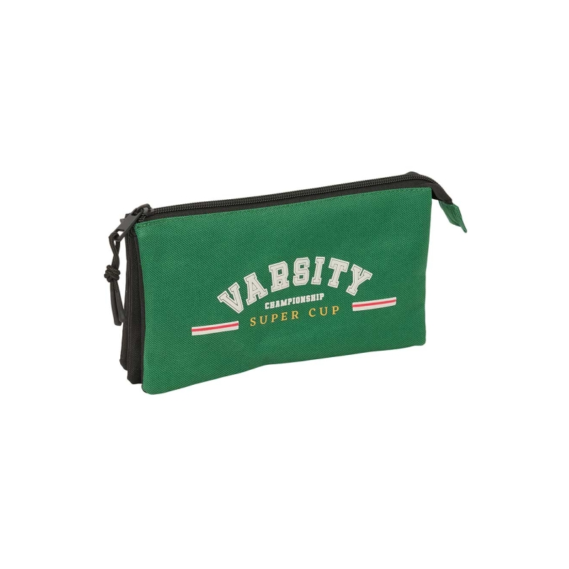 Trousse universitaire Blackfit8 3 compartiments noir vert Trousse universitaire Blackfit8 3 compartiments noir vert