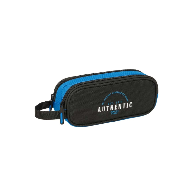 Trousse Blackfit8 Underground 2 compartiments noir bleu Trousse Blackfit8 Underground 2 compartiments noir bleu