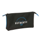 Trousse Blackfit8 Underground 3 compartiments noir bleu