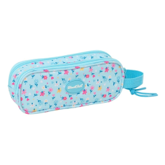 Trousse Blackfit8 Petalos 2 compartiments bleu clair