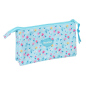 Trousse Blackfit8 Petalos 3 compartiments bleu clair Trousse Blackfit8 Petalos 3 compartiments bleu clair