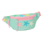 Sac banane vert étoiles avec poche frontale Sac banane vert étoiles avec poche frontale