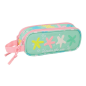 Trousse 2 compartiments Safta étoiles vert 21x8x6 cm Trousse 2 compartiments Safta étoiles vert 21x8x6 cm