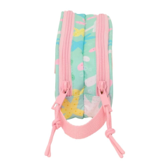 Trousse verte deux compartiments étoiles