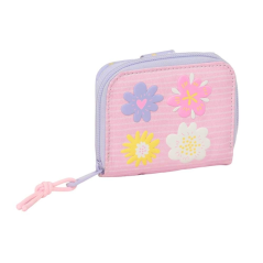 Porte-monnaie rose pastel Safta