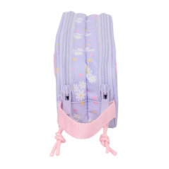 Trousse rose pastel à deux compartiments