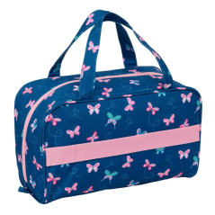Trousse de toilette Blackfit8 papillons bleu marine