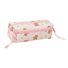 Trousse 3 compartiments Safta Capibara rose pastel