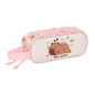 Trousse 2 compartiments Safta Capibara rose pastel Trousse 2 compartiments Safta Capibara rose pastel