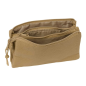 Trousse 3 compartiments Safta Basic brun Trousse 3 compartiments Safta Basic brun